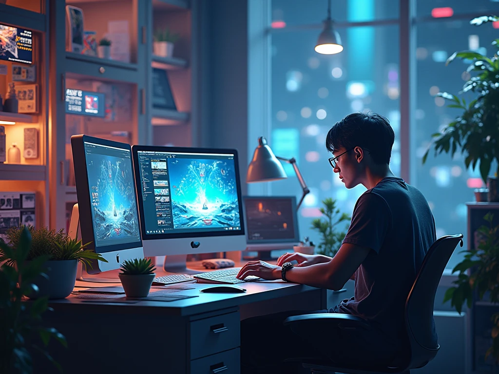 Editing process showcase